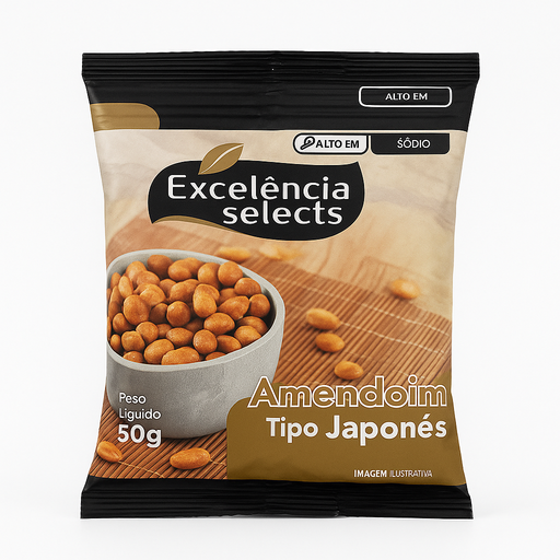 Amendoim tipo Japonés EXCELÊNCIA SELECTS 50g 