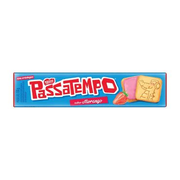 Biscoito Passatempo Recheado de Morango NESTLÉ  130g 