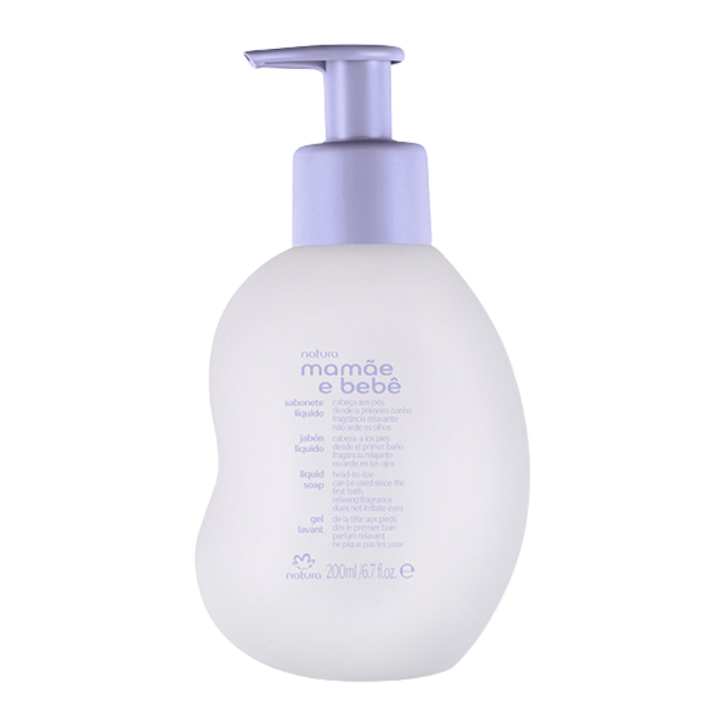 Sabonete Líquido Relaxante Mamãe e Bebê NATURA 200ml 
