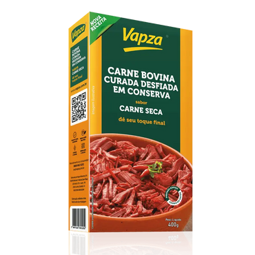 Carne Seca Desfiada VAPZA 400g 