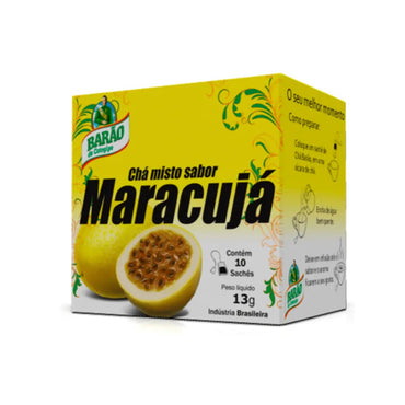 Chá Misto sabor Maracujá BARÃO - 13g (10 sachês) BrasilinBox