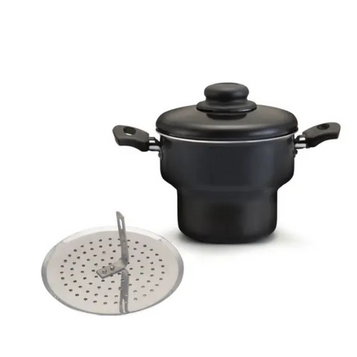 Cuscuzeira Antiaderente ALUMÍNIO NACIONAL - 16 cm 1,9 L 