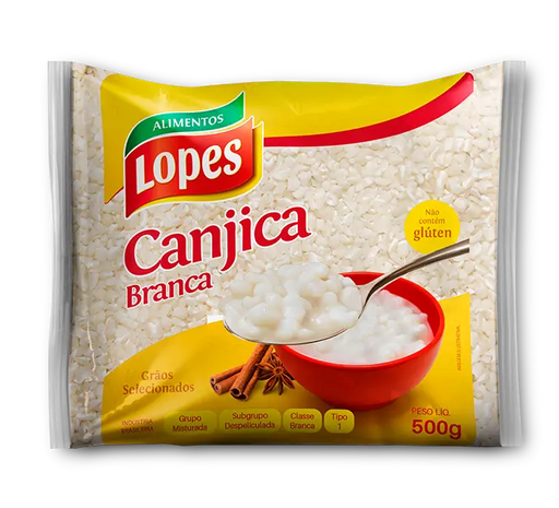 Canjica Branca LOPES - 500g 
