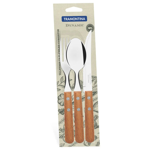 Kit de Talheres TRAMONTINA 3 peças BrasilinBox