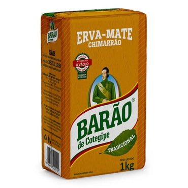 Chimarrão Barão 1kg S/Açúcar BrasilinBox