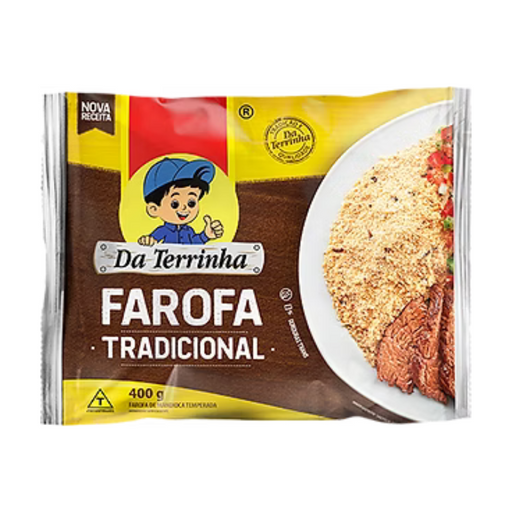 Farofa Tradicional / Tradicional Cassava Farofa DA TERRINHA - 400g 
