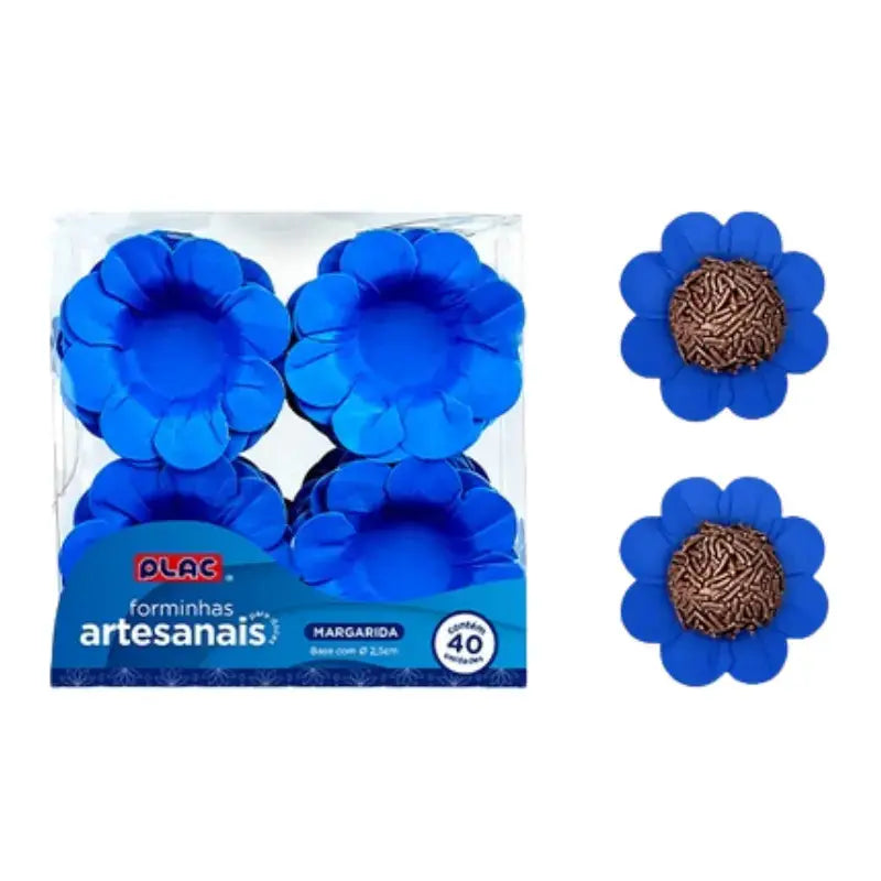 Forminha para Doces MARGARIDA - 40 unidades 