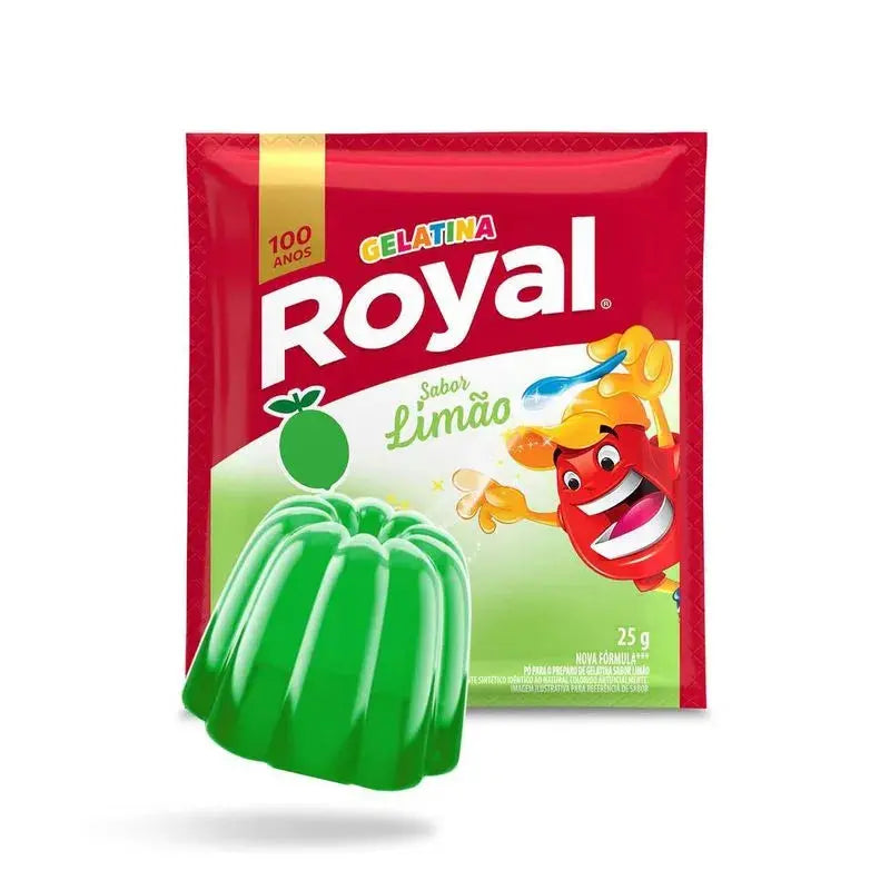 Gelatina em Pó de Limão ROYAL - 25g 