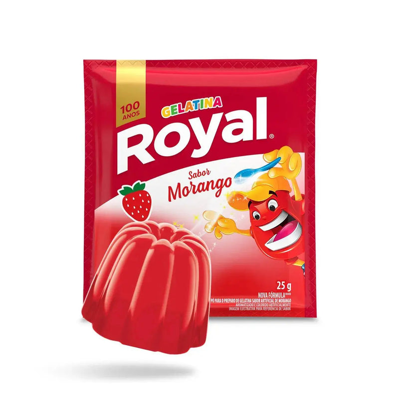 Gelatina em Pó de Morango ROYAL - 25g 