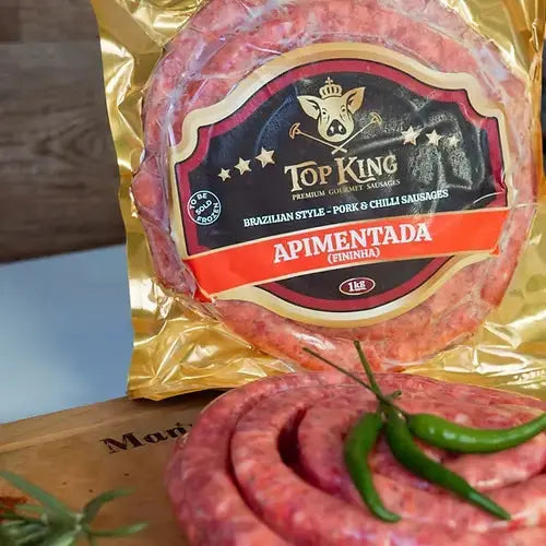 Linguiça Apimentada TOP KING - 1kg BrasilinBox