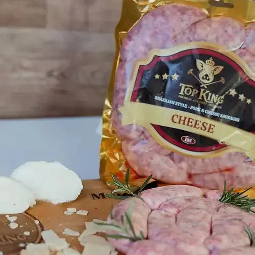 Linguiça Queijo TOP KING - 1kg BrasilinBox