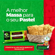 Massa para Pastel em Disco Congelada JABOQUE /  Round Pastel and Empanadas Pastry - 520g 
