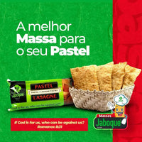 Massa para Pastel em Disco Congelada JABOQUE /  Round Pastel and Empanadas Pastry - 520g 