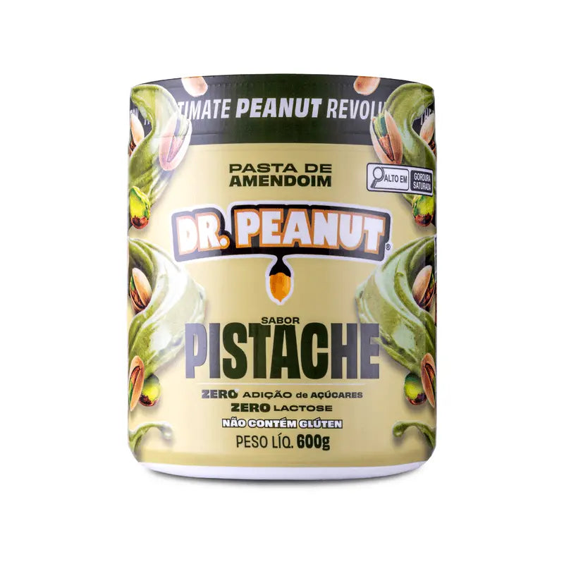 Pasta de Amendoim Sabor Pistache Dr. Peanut 600g 