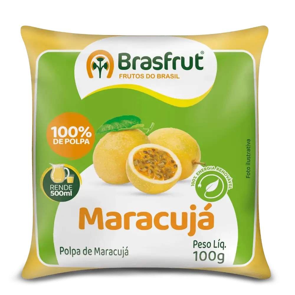 Polpa de Maracujá BRASFRUT 100g 