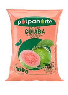 Polpa de Goiaba POLPANORTE - 100g - BrasilinBox