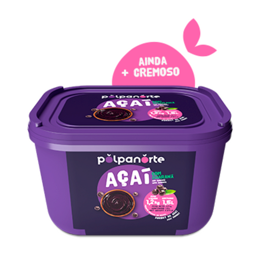 Açai com Guaraná POLPANORTE - 1.5Kg 