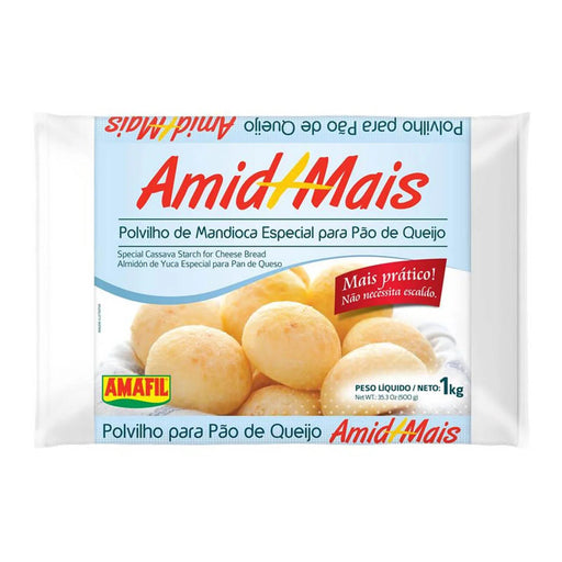 Polvilho Especial para Pão de Queijo / Special Cassava Starch for Cheese Bread AMAFIL- 1Kg 