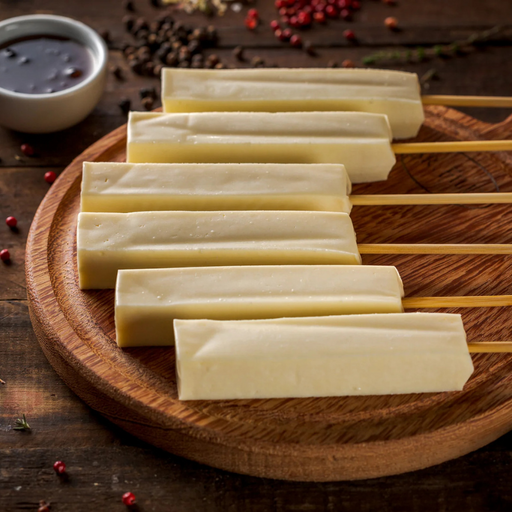 Espetinho de Queijo Coalho / Halloumi Cheese Skewers - 500g 