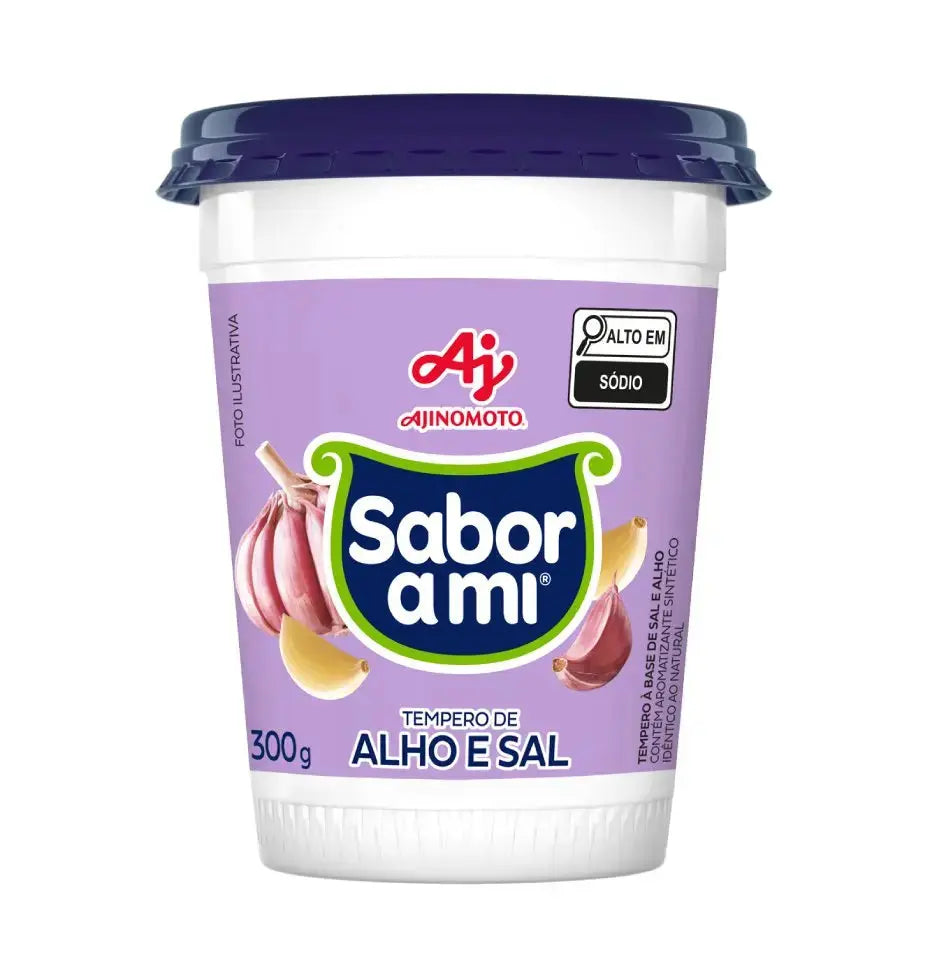 Tempero Alho e Sal / Garlic and Salt Seasoning SABOR AMI - 300g 