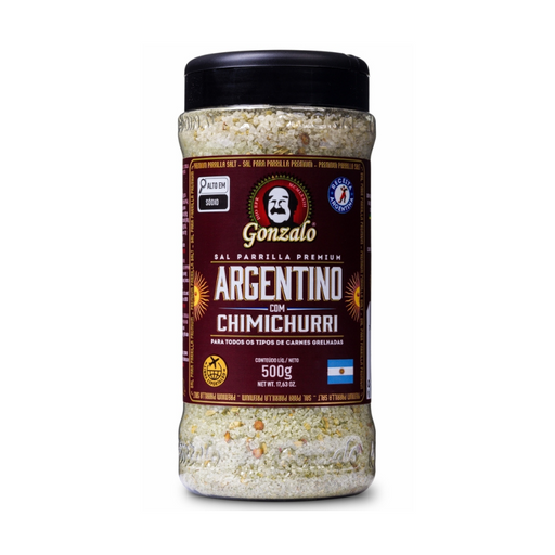 Sal Parrilla Argentino com Chimichurri GONZALO 500g 